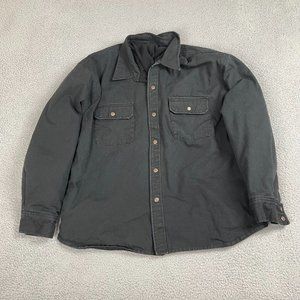 Vintage Tough Duck Canada Blanket Lined Canvas Hoodie Jacket‎ Size XL Used